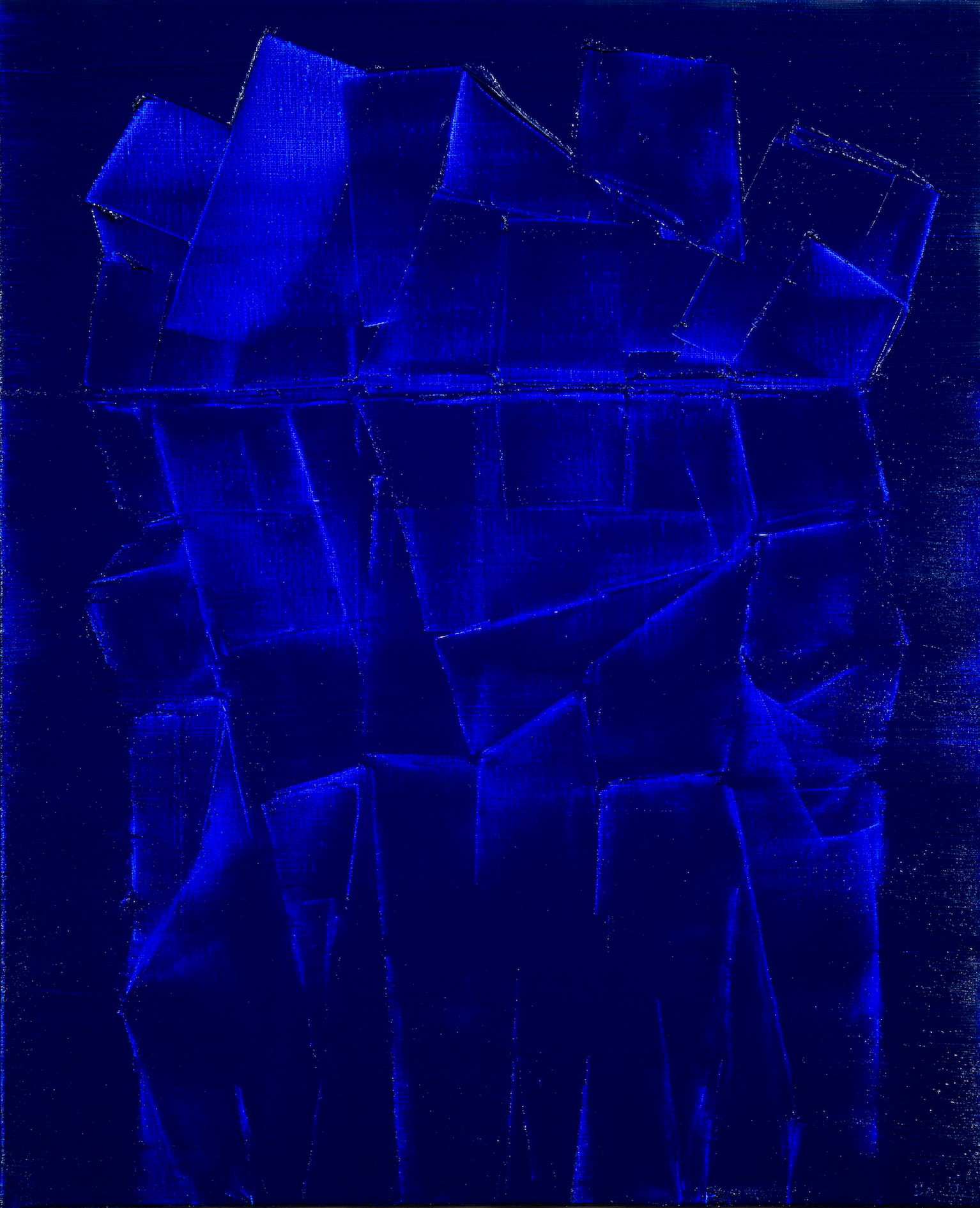 Iceberg # 4 - 50 x 61 cm - Huile sur toile - 2022