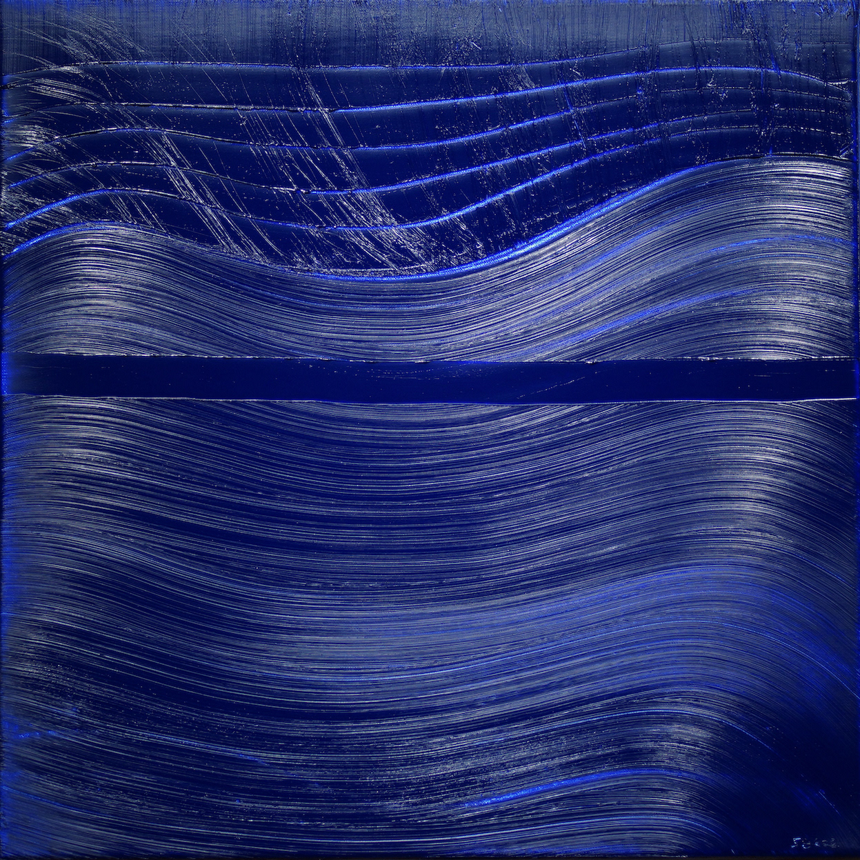 Fenêtre sur # 1 - 50 x 50 cm - Huile sur toile - 2021