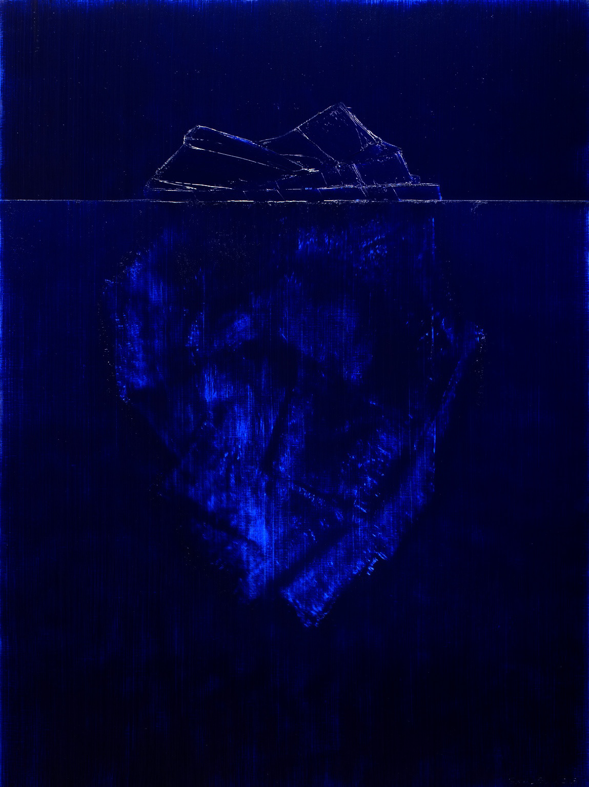 Iceberg # 17 - 130 x 97 cm - Huile sur toile - 2025