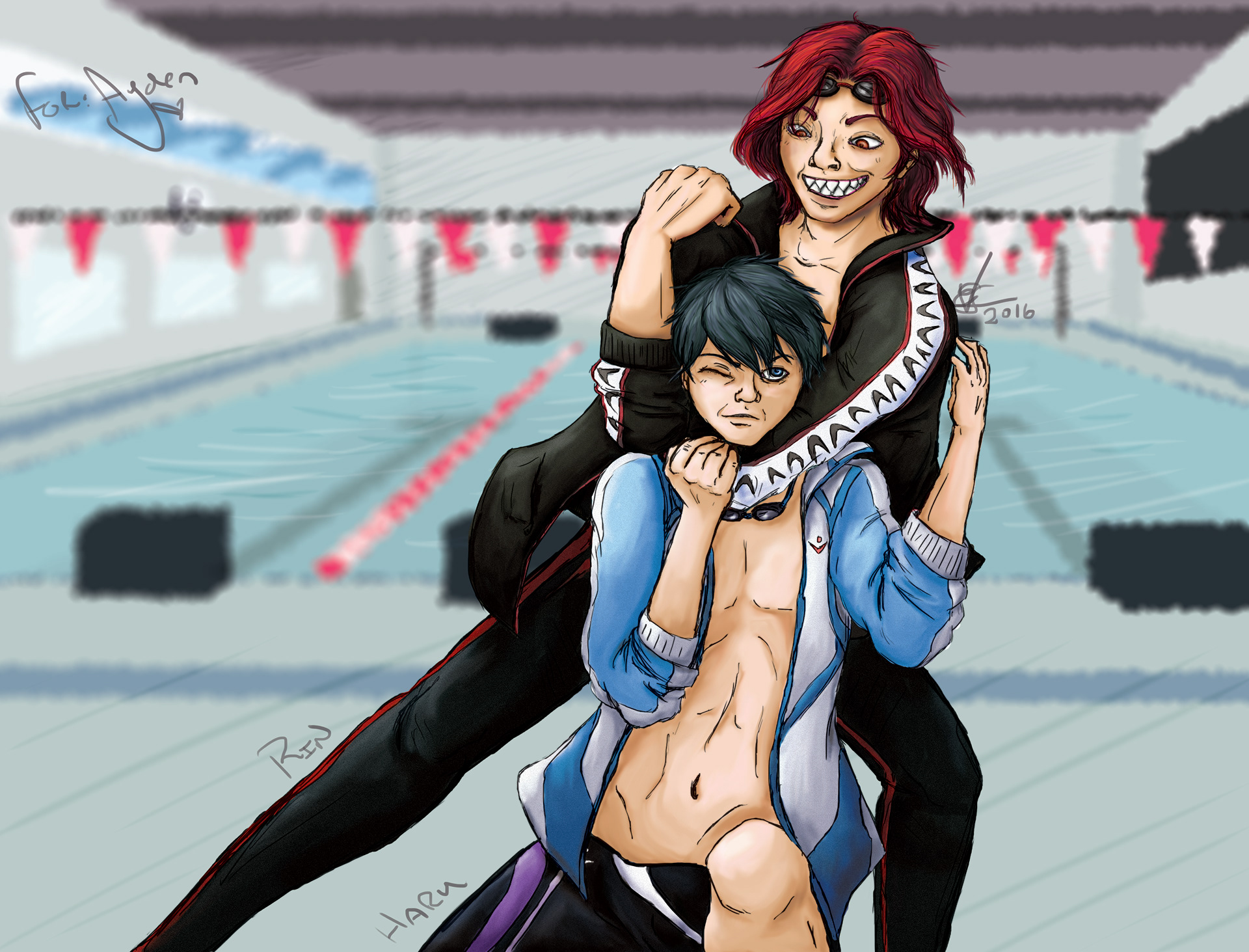 Haru & Rin (FREE! Eternal Summer)