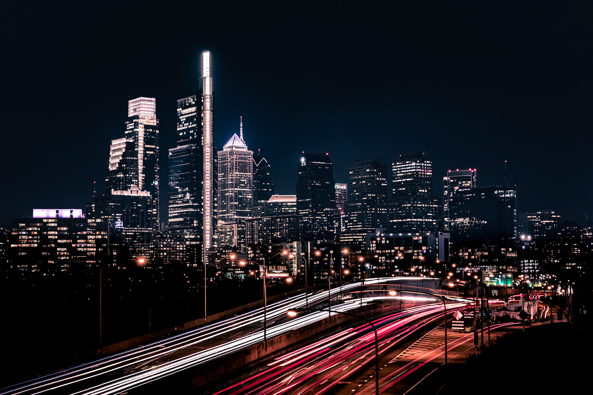 PHILLY SKYLINE NIGHT
