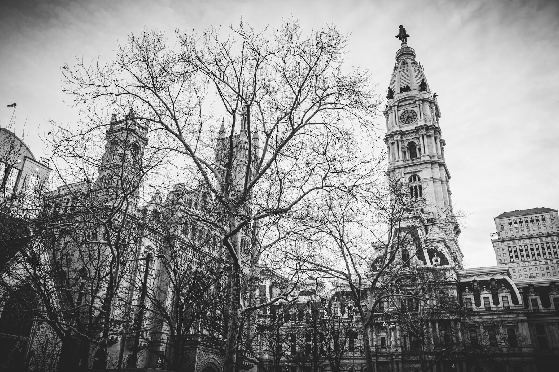 CITY HALL BW