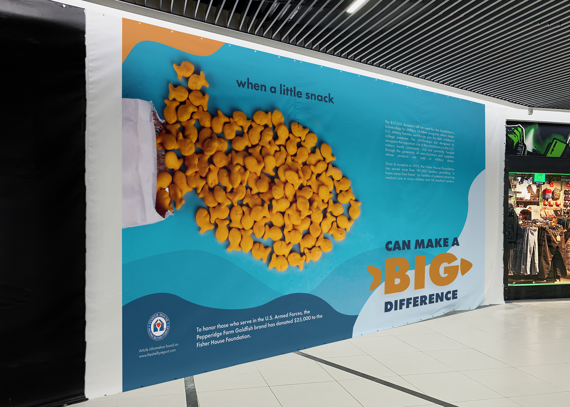 Goldfish Ad. (2022) *Adobe Lightroom & Photoshop
