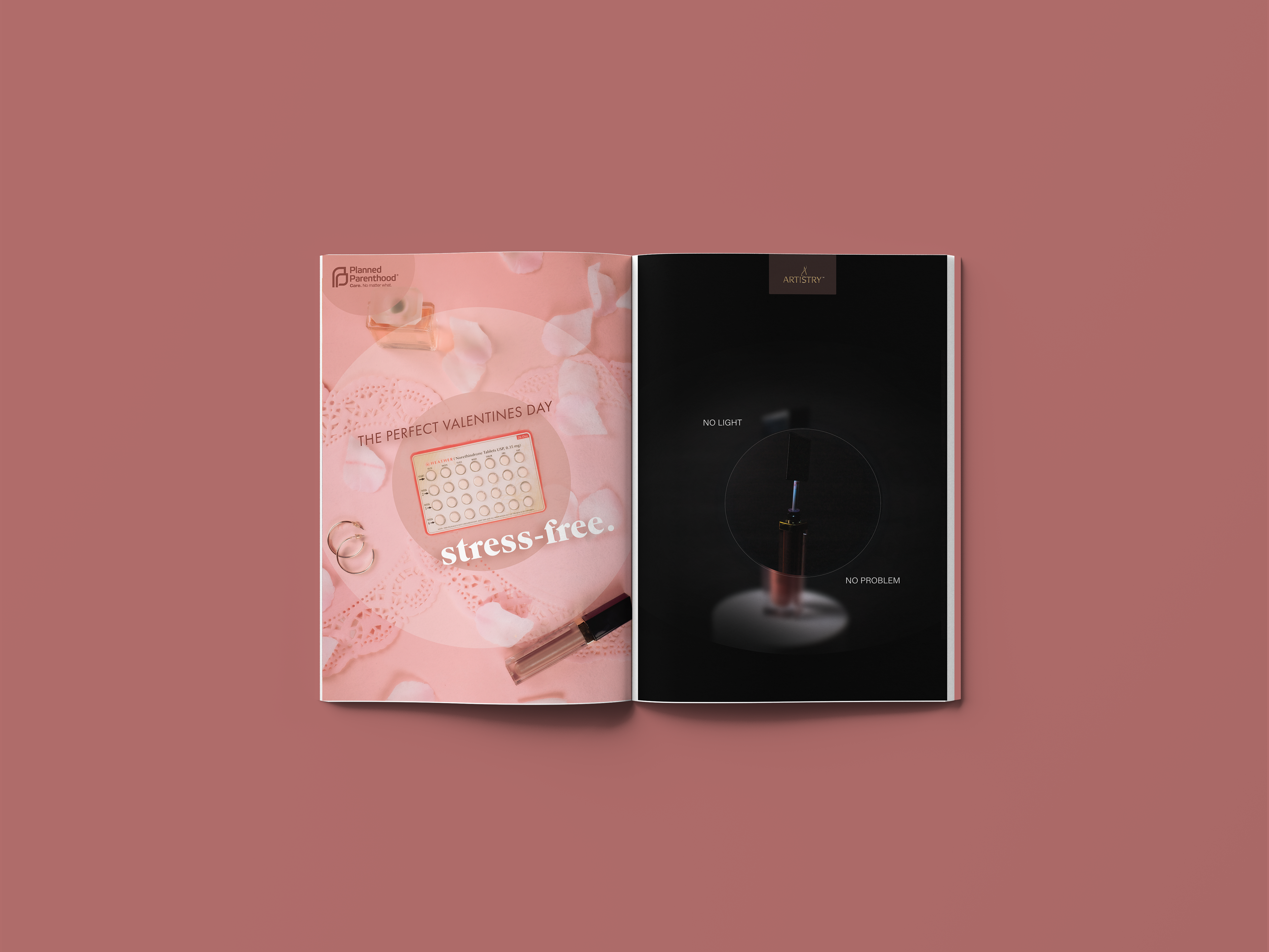Birth Control & Light-up Lipstick Advertisements (2022) *Adobe Lightroom & Photoshop