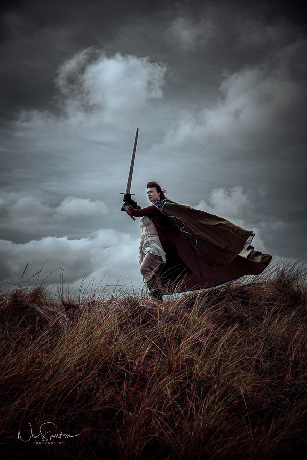 swordswoman photography