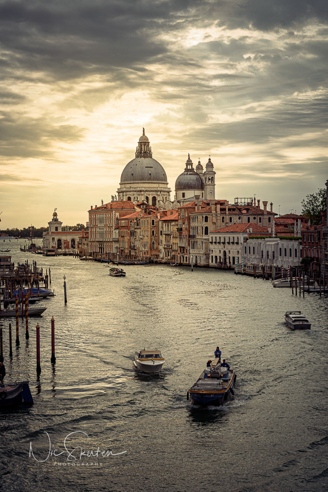 Venice Grand Canal and Basilica di Santa Maria della Salute