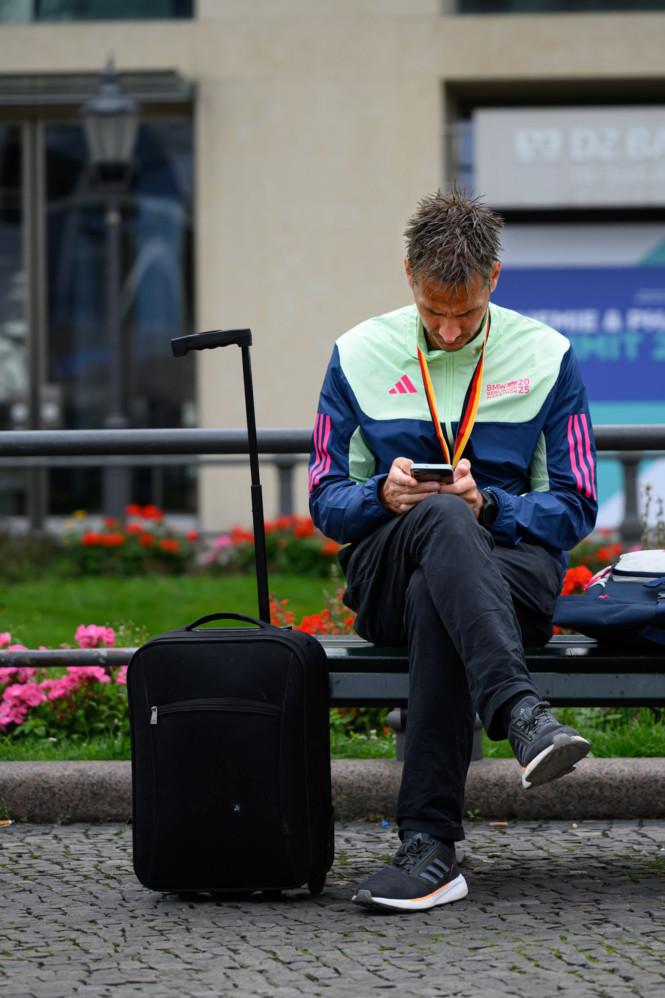 Traveling Marathoner at The Brandenburg Gate