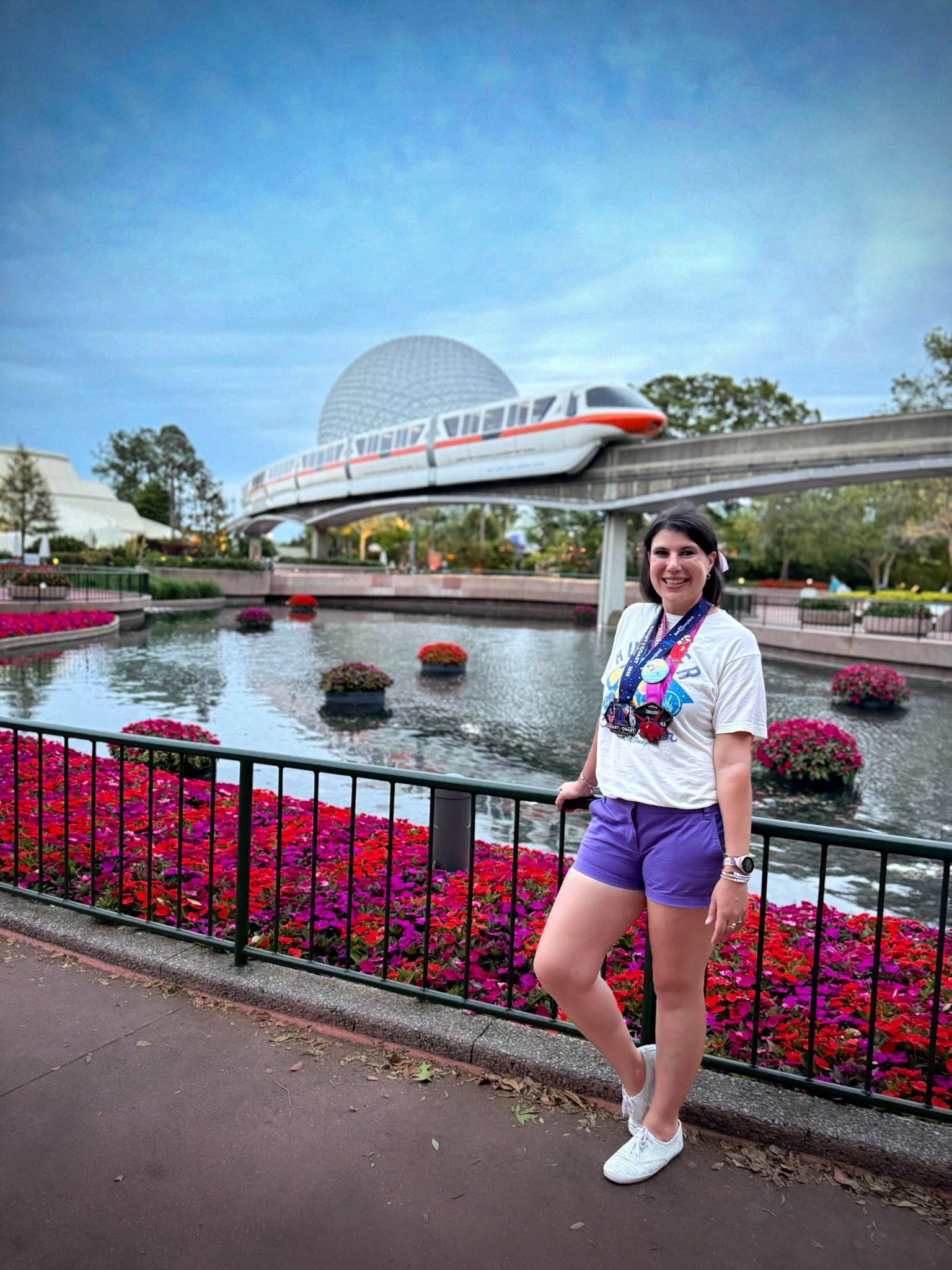 Alexandra with the Monorail