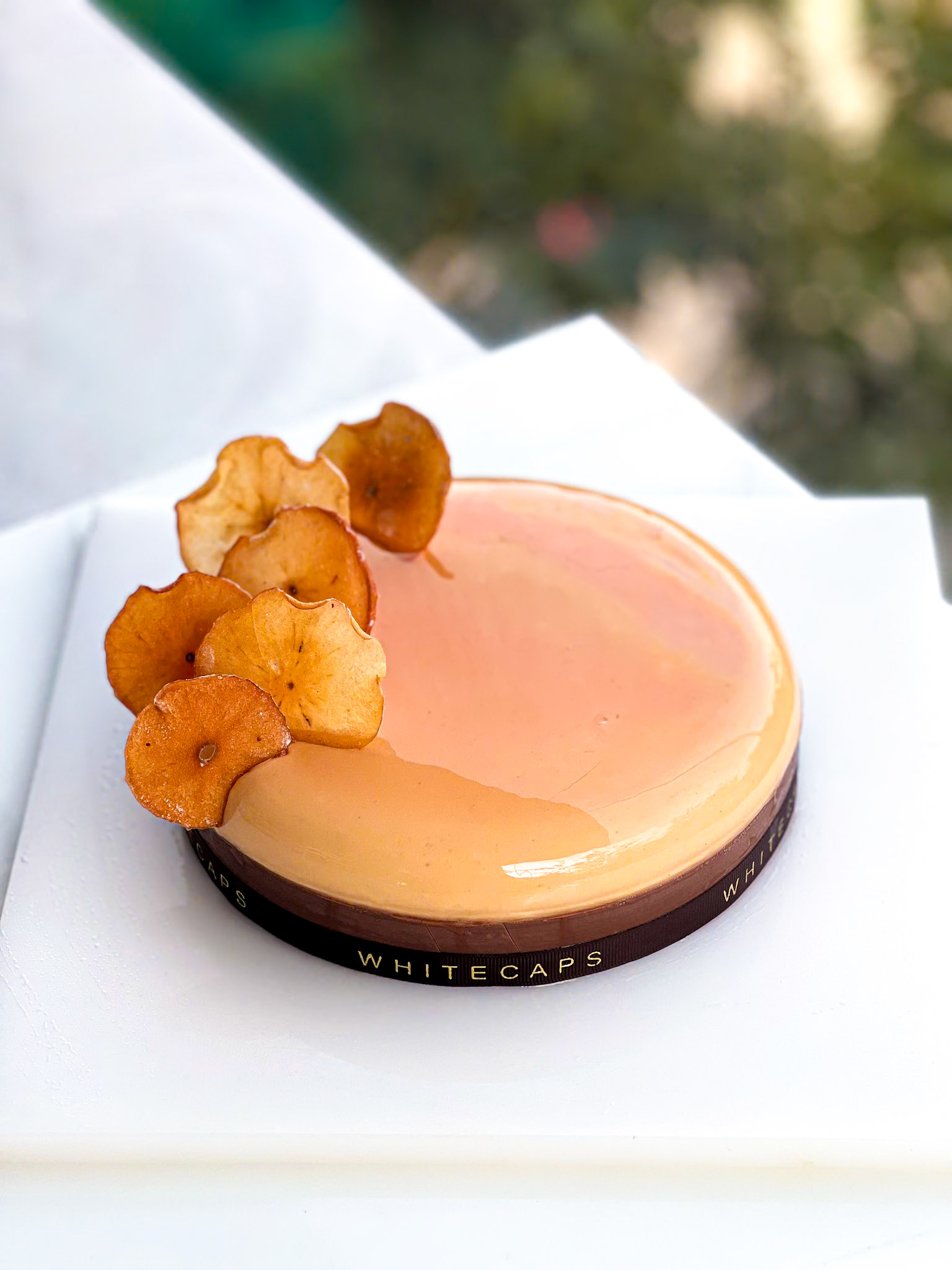 Vanilla Sponge | Caramel Mousse | Caramelized Apple | Vanilla Bean Panacotta | Caramel Glaze