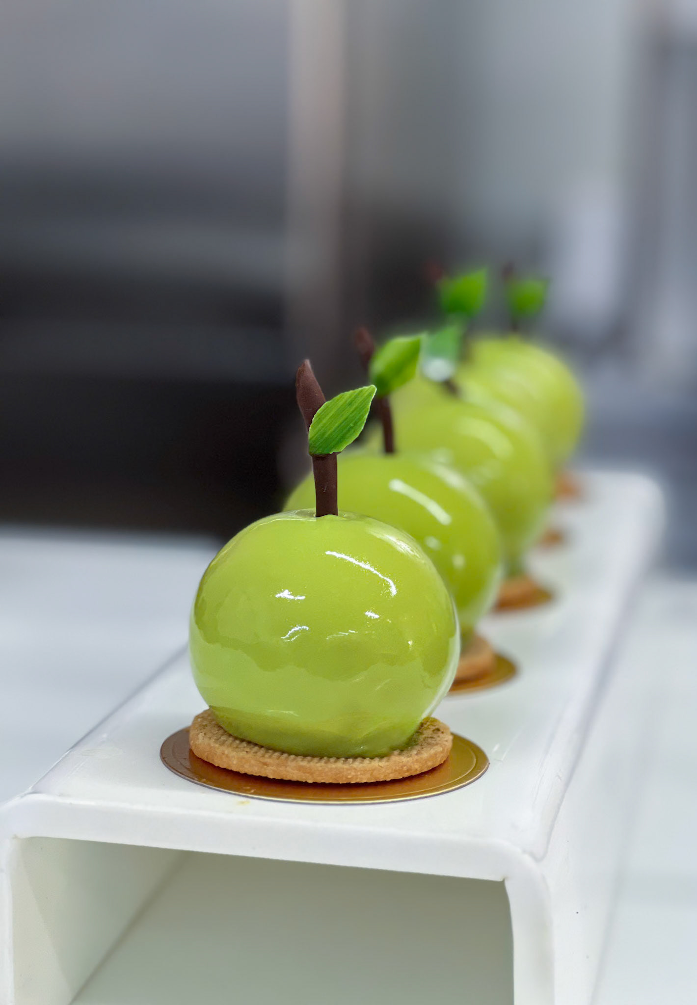 Jaconde | Caramelised Apple | Vanilla Bean Cream | Caramel Mousse | Hazelnut Streusel 