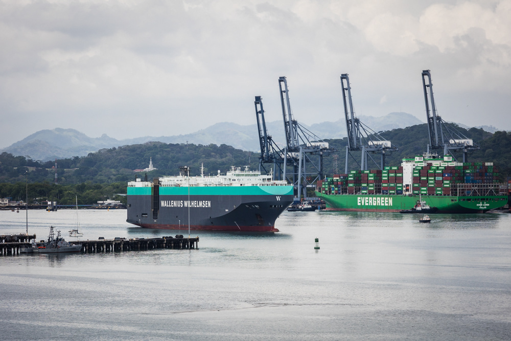 View of Balbo Port in Panama City, Panama. April 8, 2025.