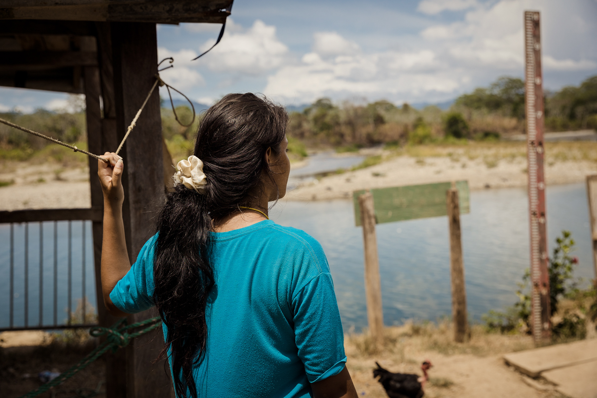 Any, 17, at an immigration post in Bajo Chiquito, Panama, said she struggled to find work or education in Venezuela before deciding on a whim to travel by herself through the Darien jungle, hoping to reach an aunt in the U.S.