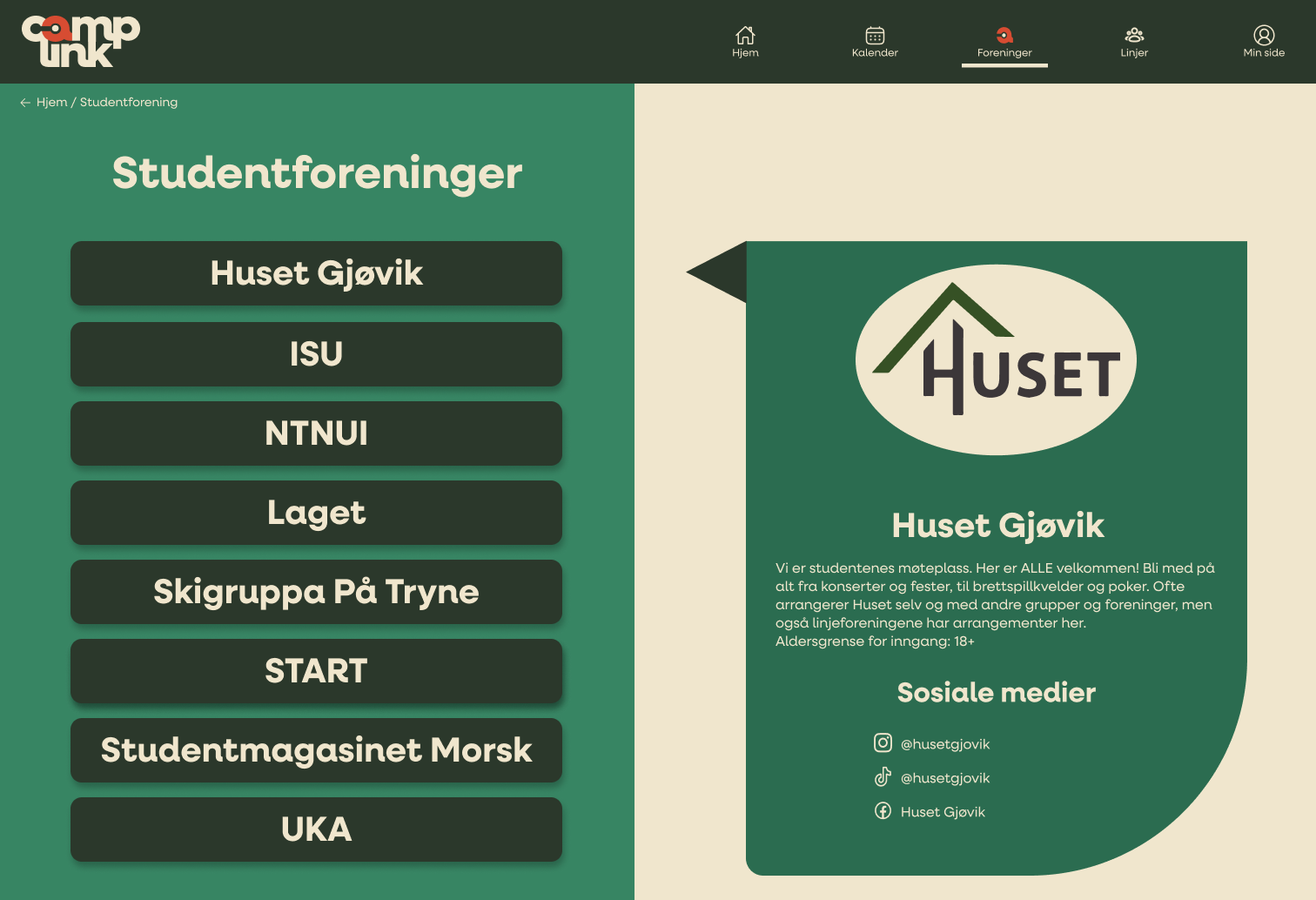Studentforeninger