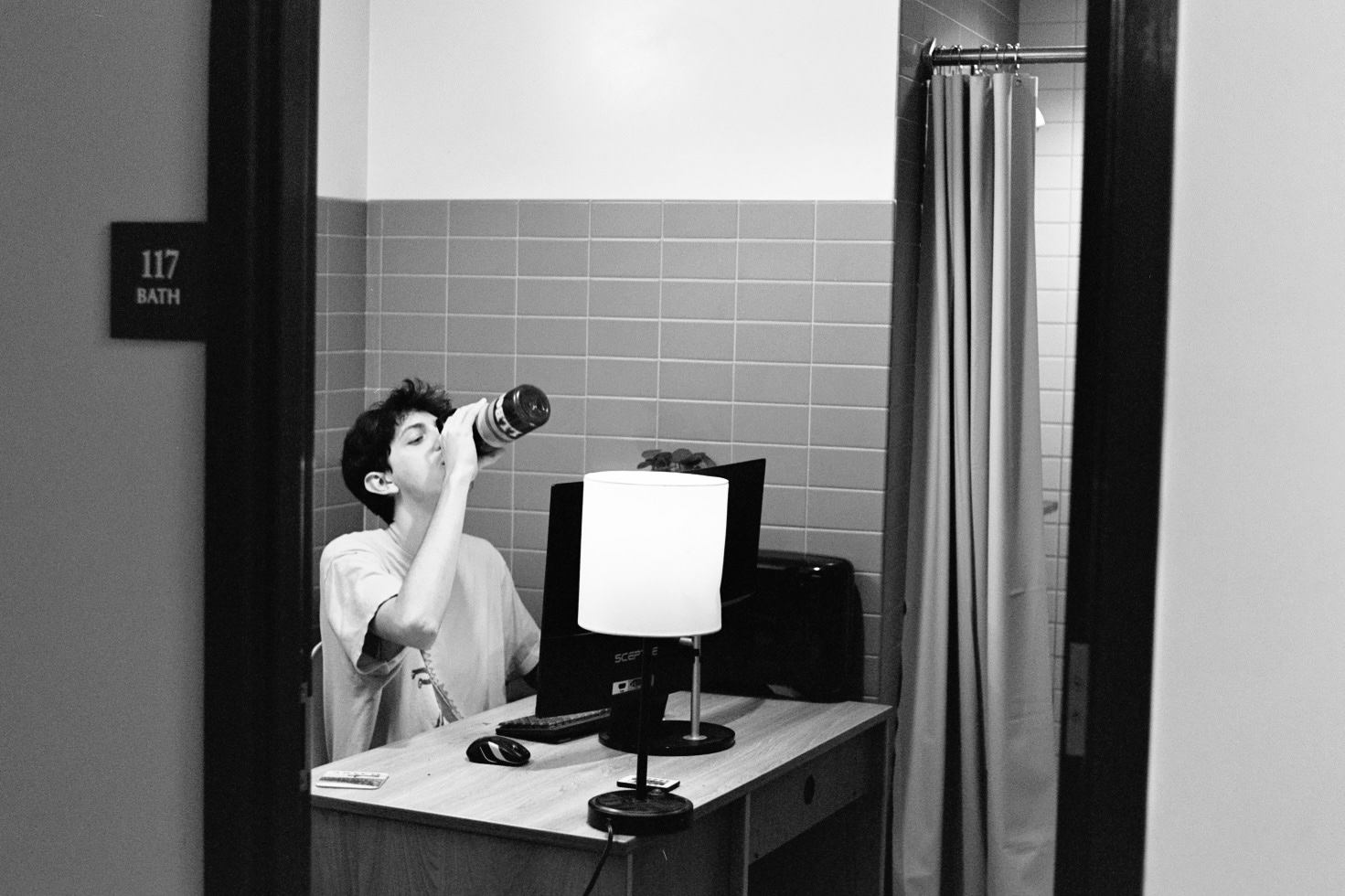 "bathroom break"