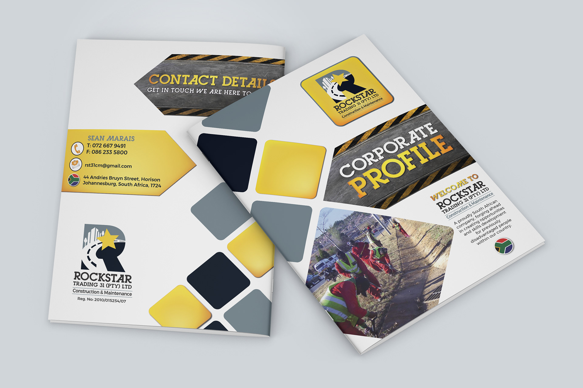 Company Profile Front & Back Cover