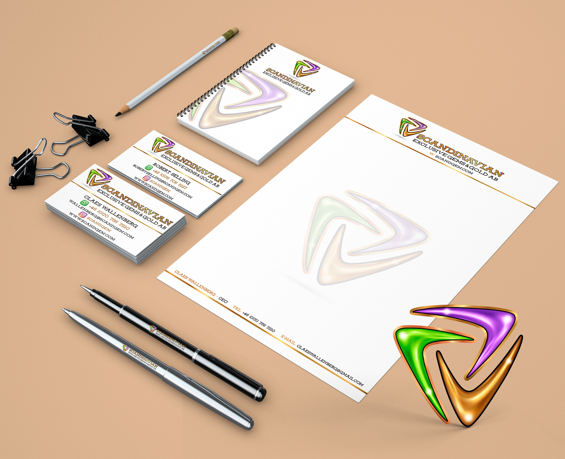 SEG & G - COMPANY STATIONARY