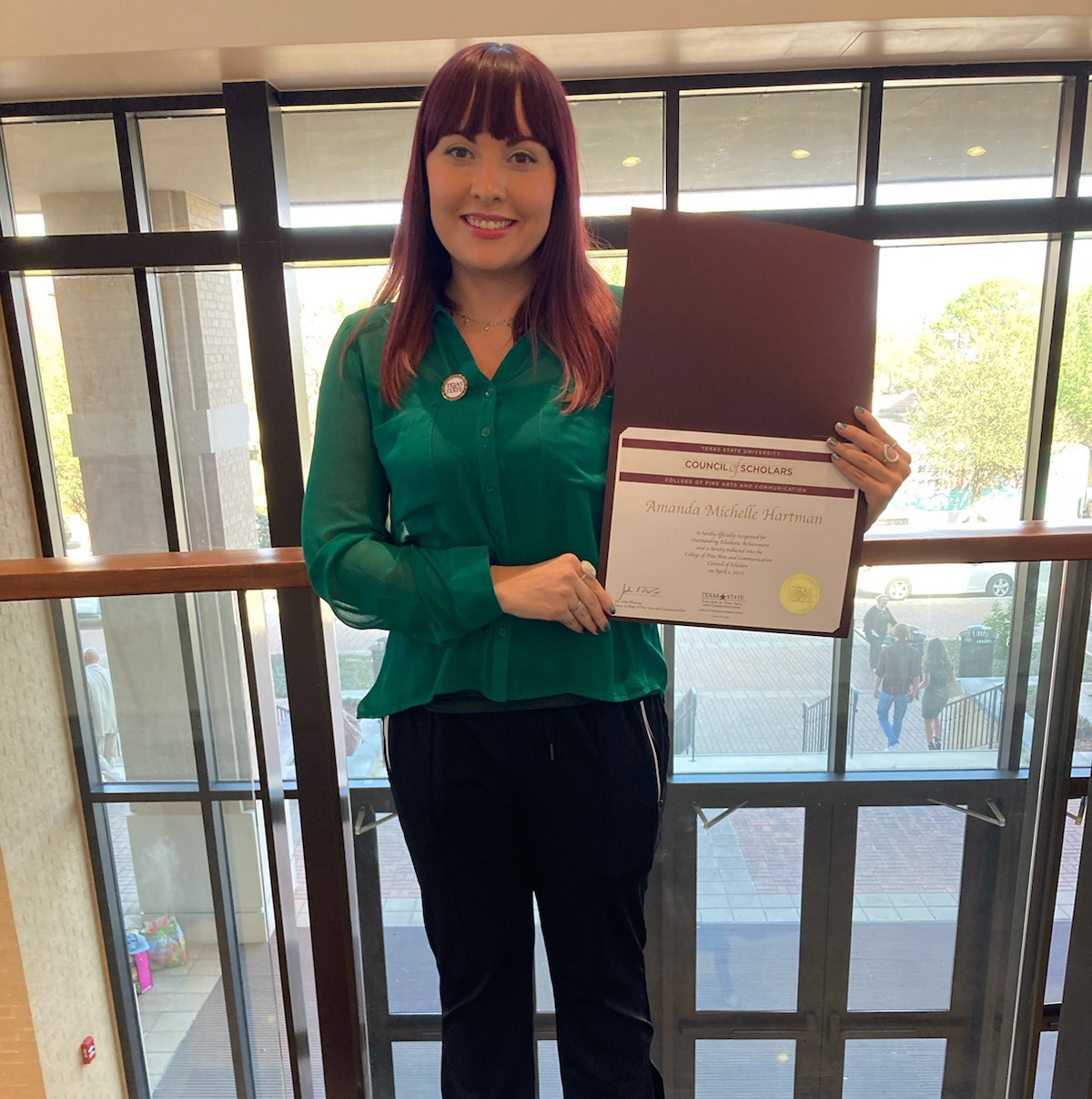 COUNCIL OF SCHOLARS AWARD