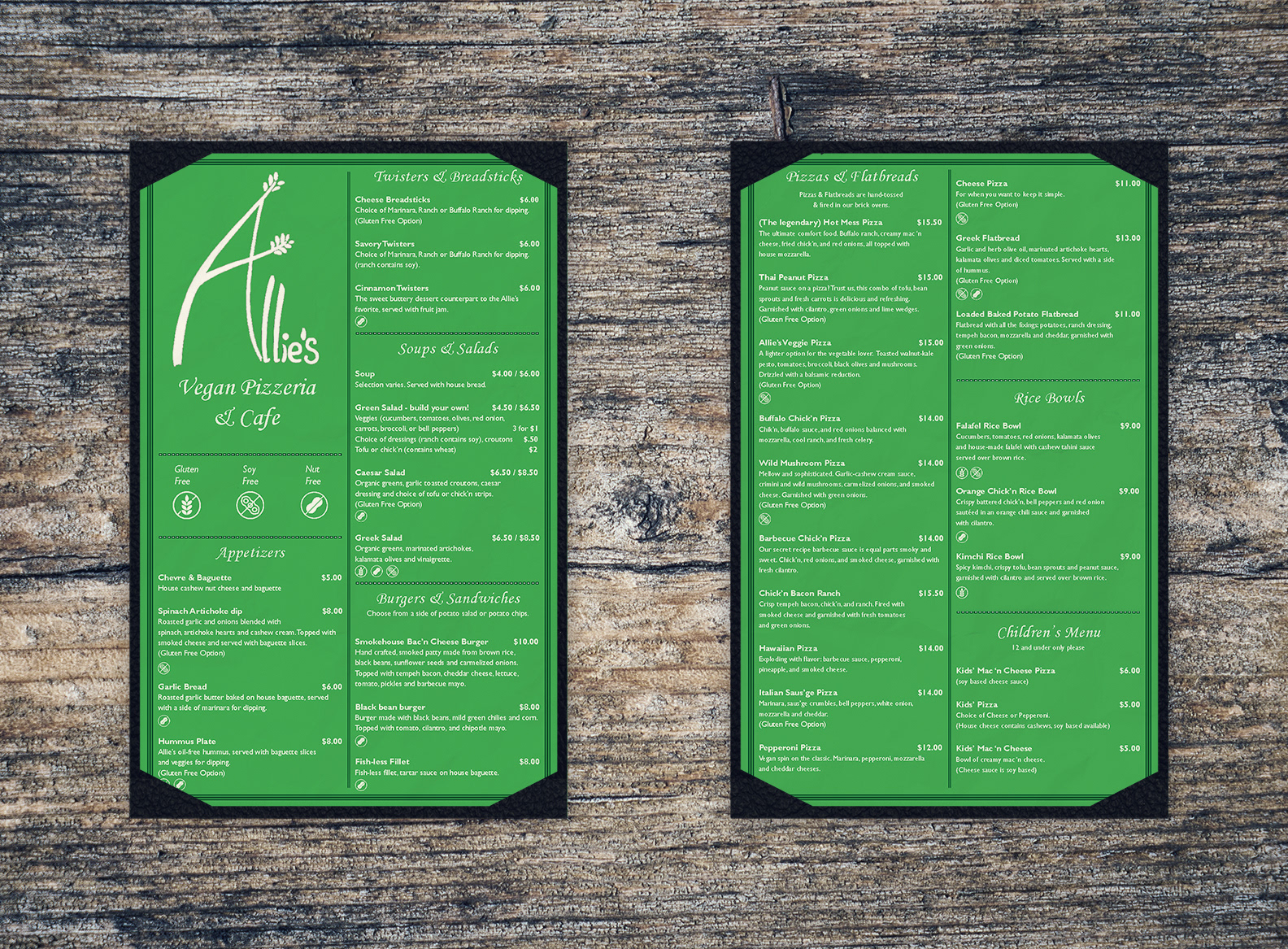 REDESIGN OF A LOCAL BUSINESS' MENU