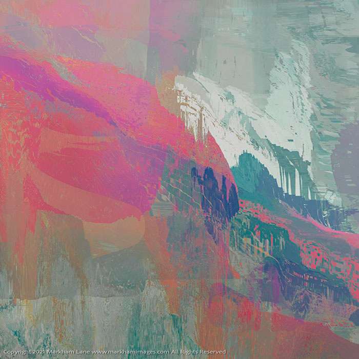 Digital painting printed on canvas by digital artist Markham Lane