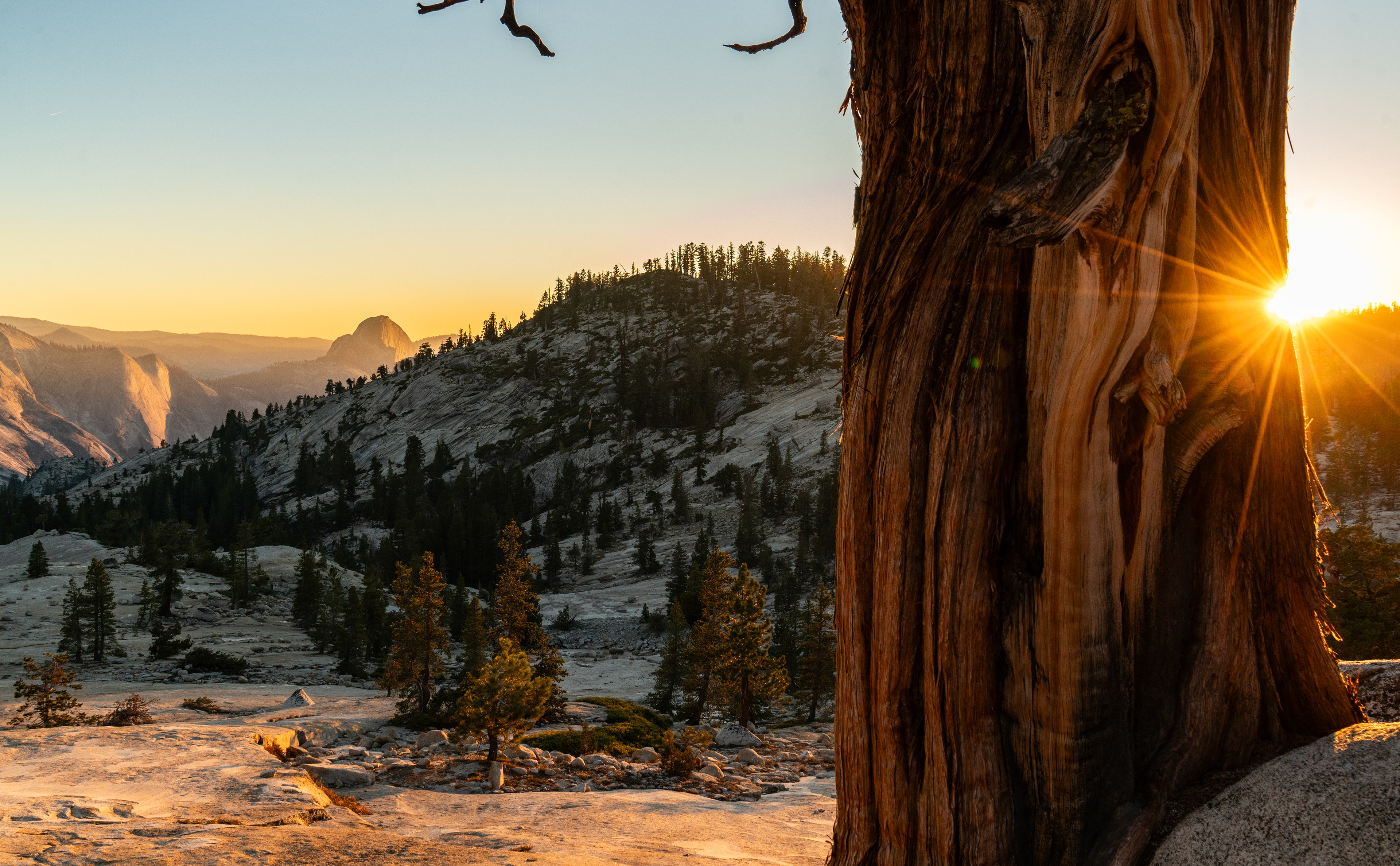 Sunset At Yosemite