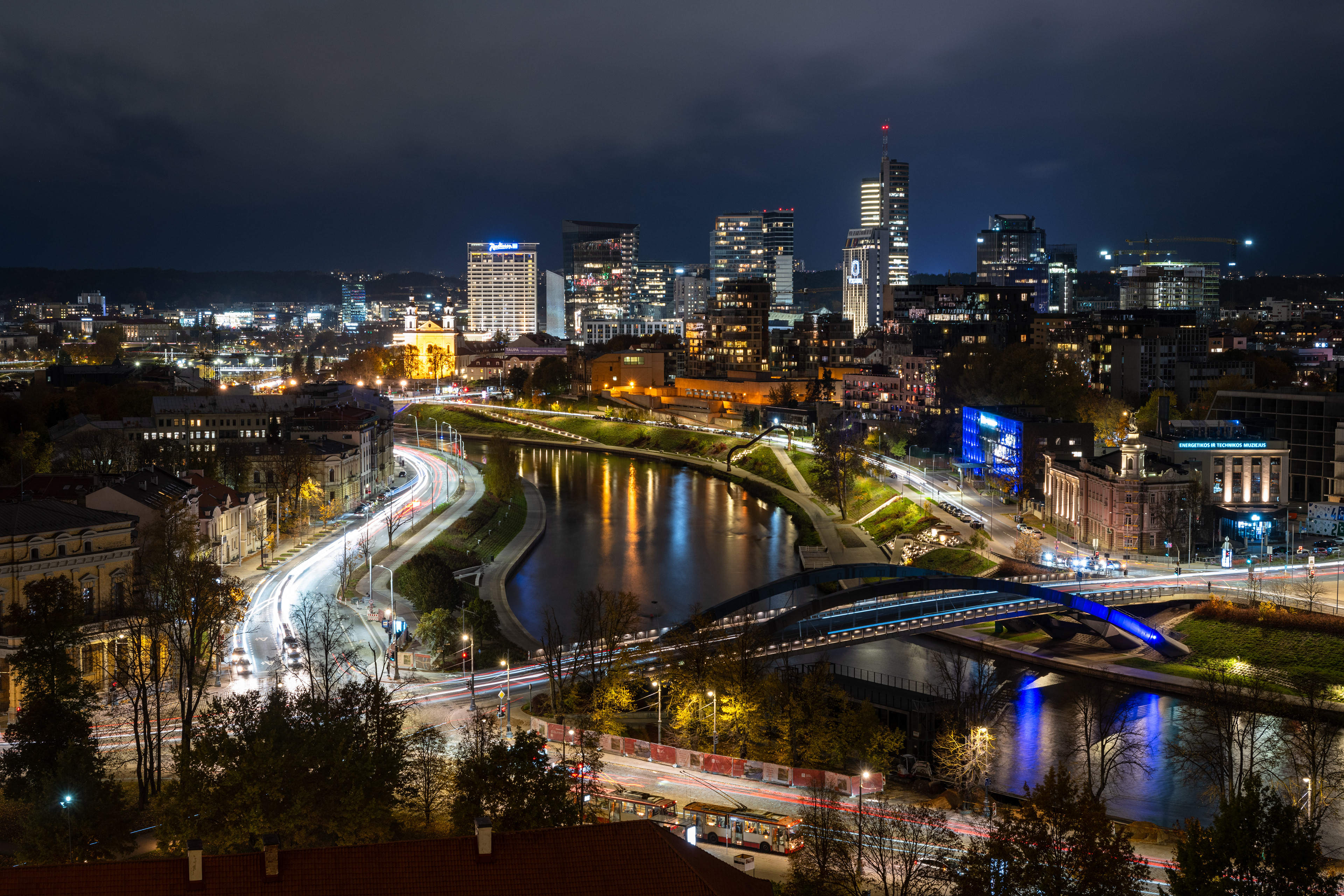 Vilnius At Night