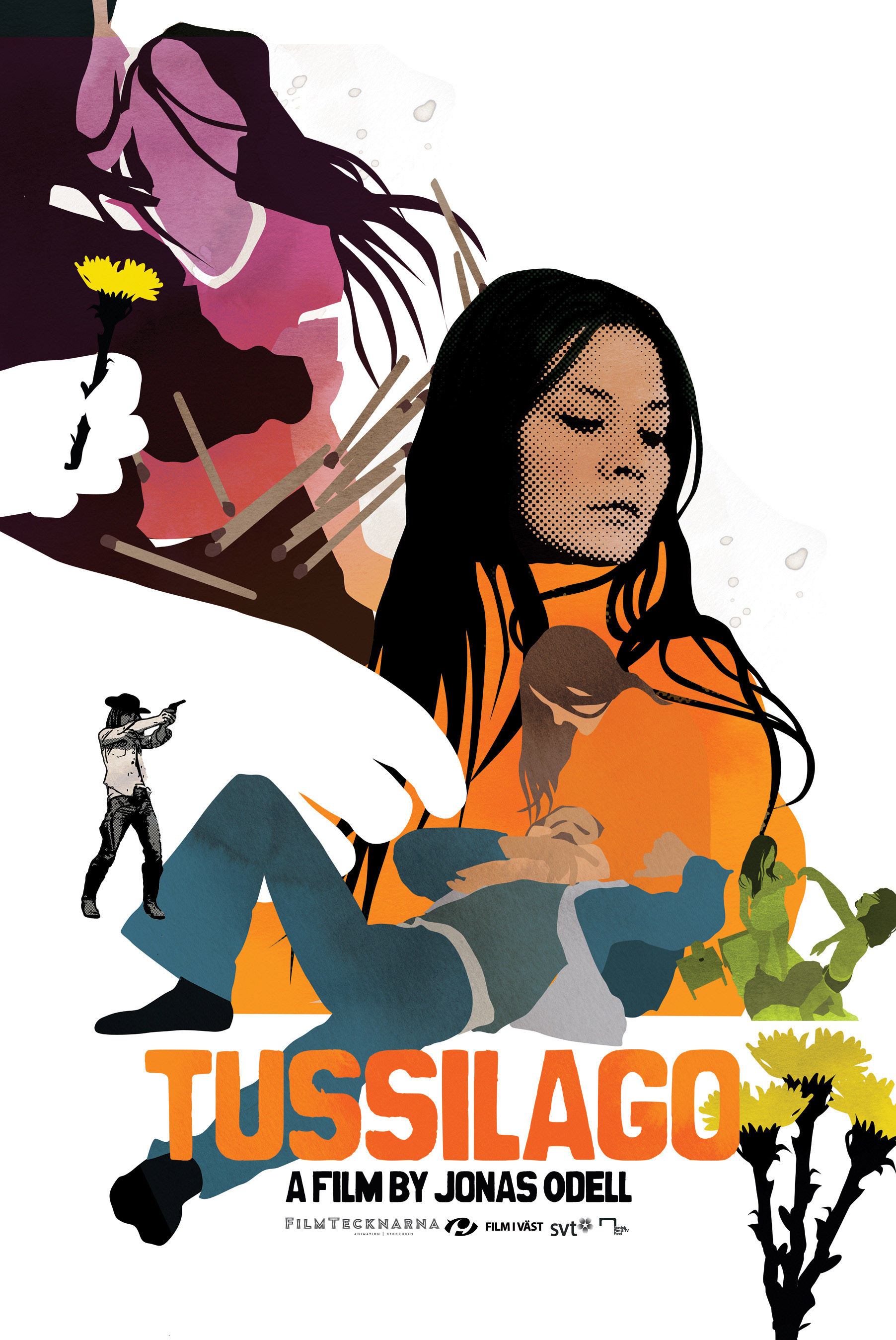 poster for Tussilago animated documentary by jonas odell