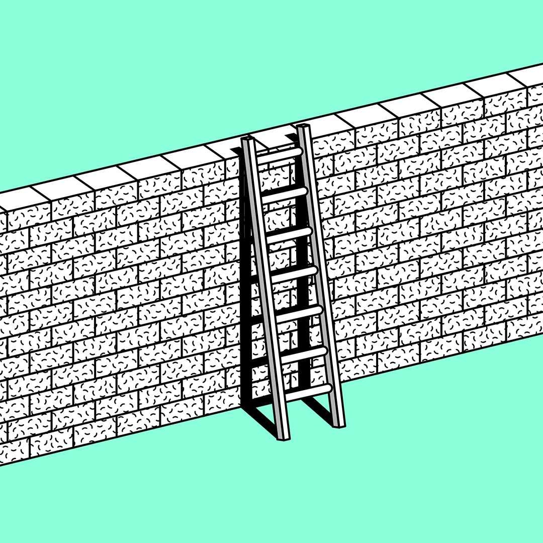 wall illustration by jonas odell