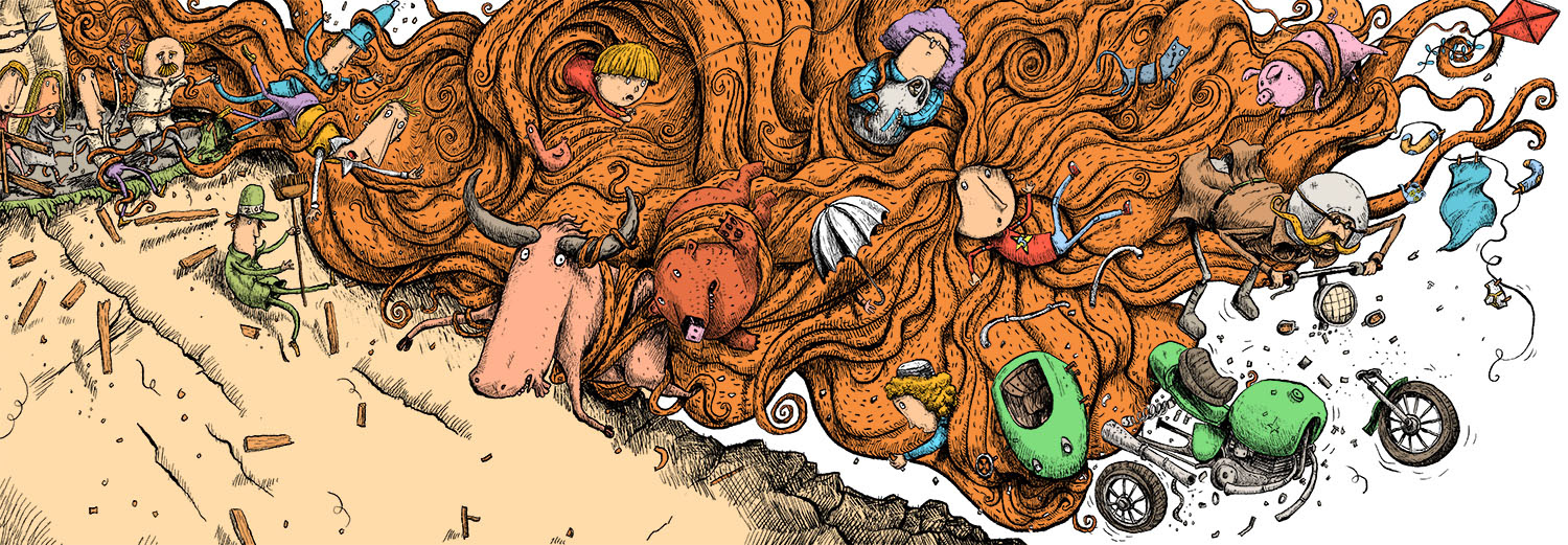 Spread from Joe's Jungle Hair.