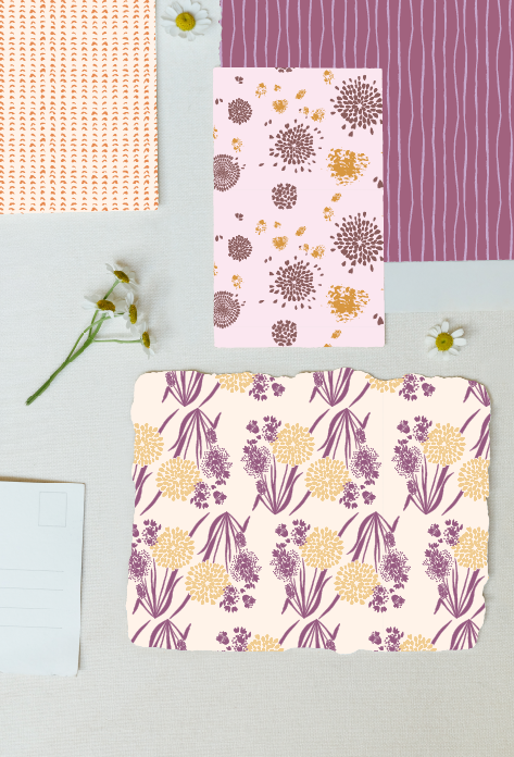 Mock up wrapping paper