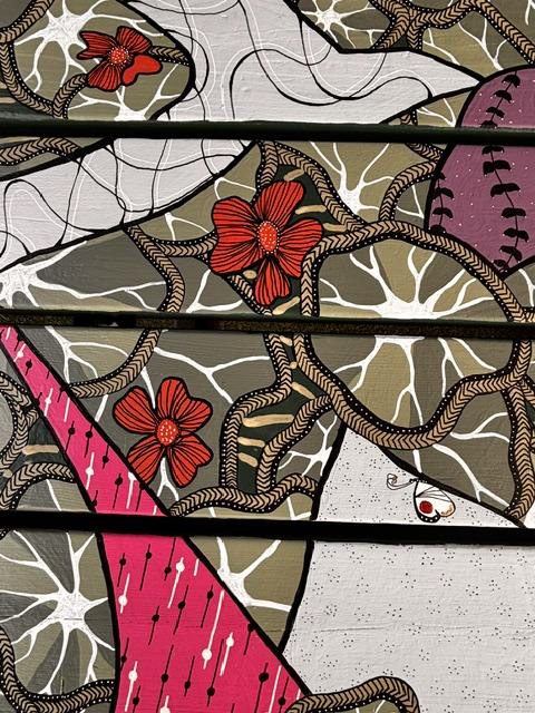 Adding details to flowers
