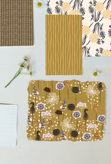 Mock up wrapping paper