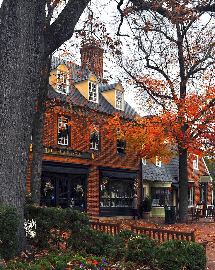"The Precious Gem in Fall"- Merchant Square, Williamsburg, VA