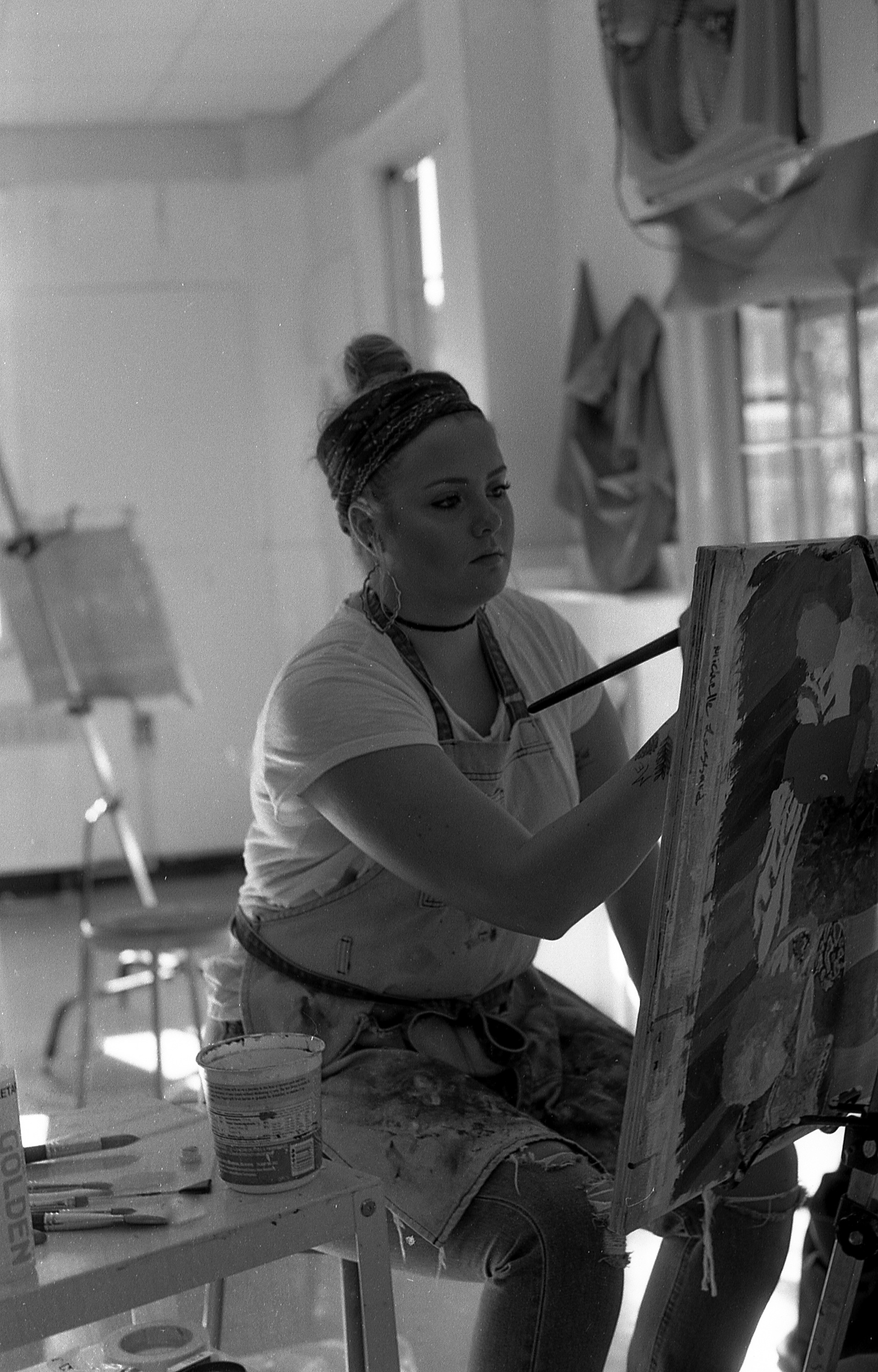 Self Portrait: "Art Capturing Art"- Gorham, ME