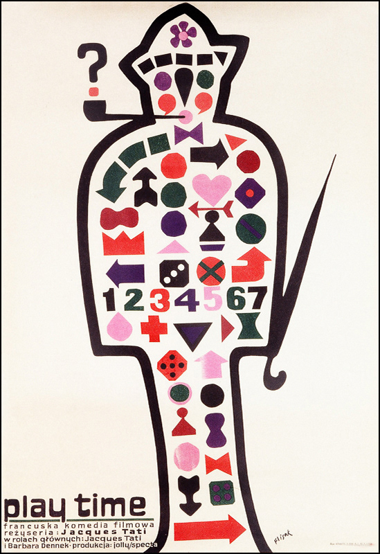 PLAYTIME - 1965 - JERZY FLISAK - 23x33 - POLAND