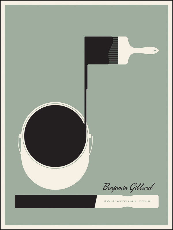 BENJAMIN GIBBARD - 2012 - 18x24 - USA