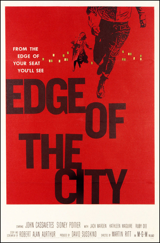 EDGE OF THE CITY - 1958 - 27x41 - USA