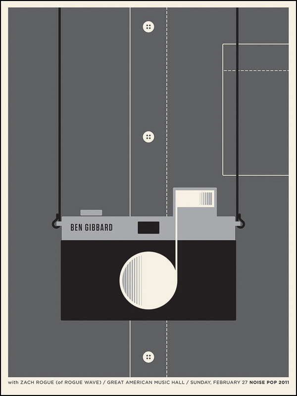 BEN GIBBARD - 2011 - 18x24 - USA