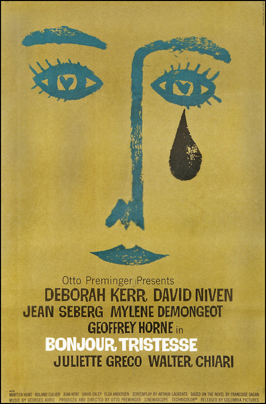BONJOUR TRISTESSE - 1958 - 27x41 - USA