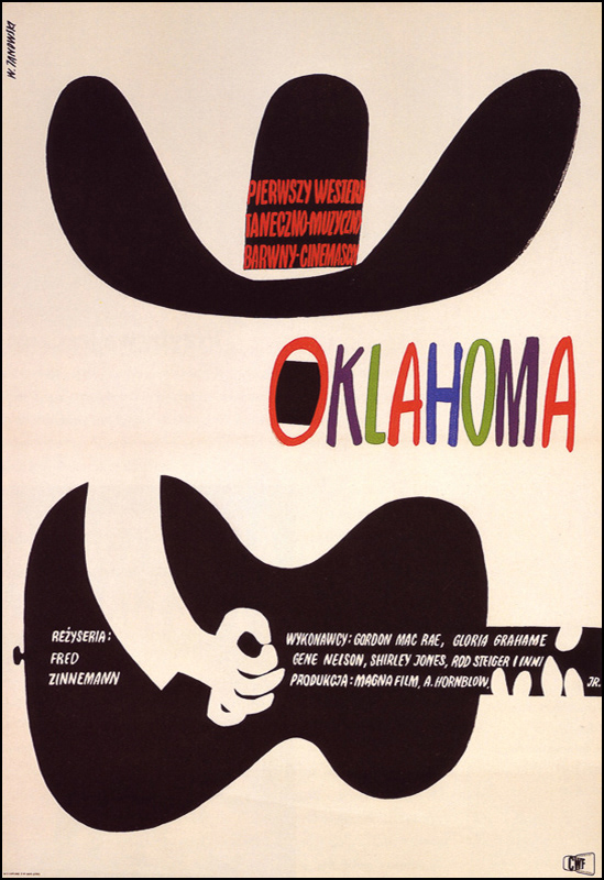 OKLAHOMA - 1964 - WITOLD JANOWSKI - 23x33 - POLAND