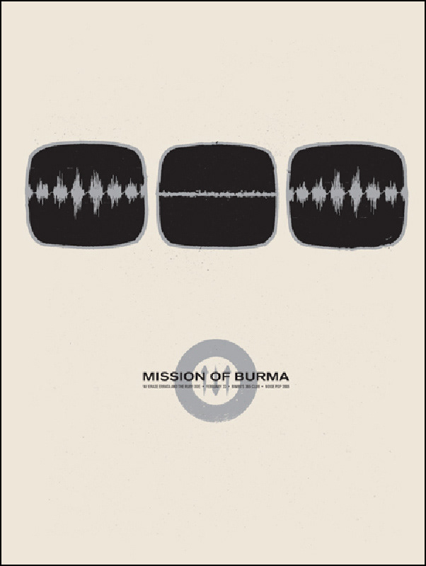 MISSON OF BURMA - 2005 - 18x24 - USA