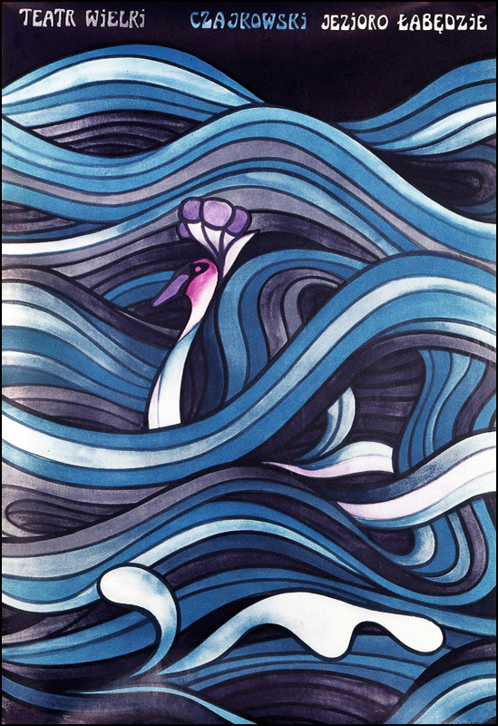 JEZIORO LABEDZIE (SWAN LAKE) - 1984 - JAN LENICA - 27x40 - POLAND