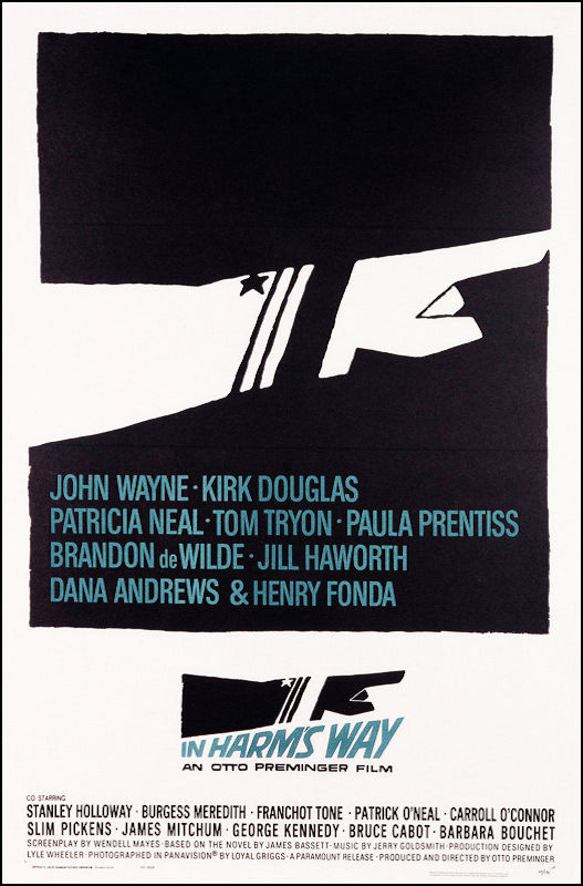 IN HARM'S WAY - 1965 - 27x41 - USA