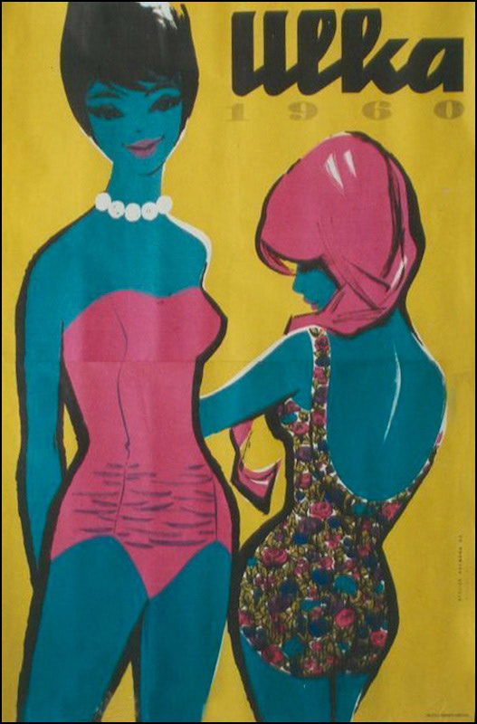 ULKA SWIMSUITS - 1960 - WALTER HOFFMAN - 47x68 - USA