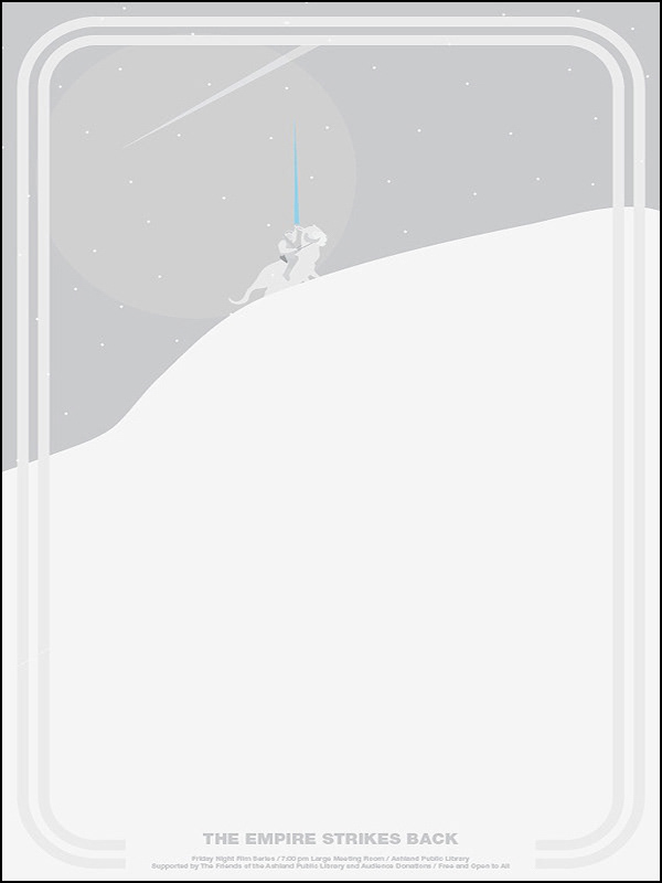 THE EMPIRE STRIKES BACK - 2010 - BRANDON SCHAEFFER - 18x24 - USA