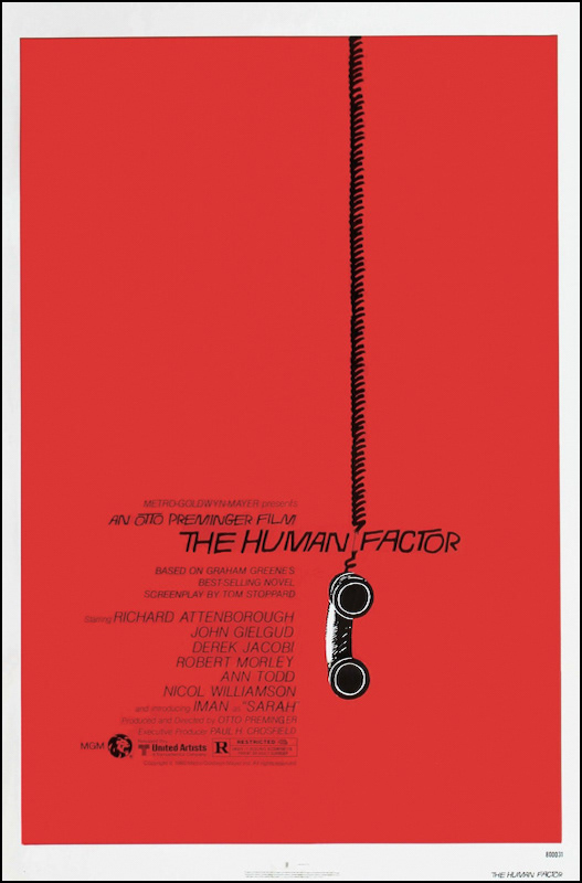 THE HUMAN FACTOR - 1979 - 27x41 - USA