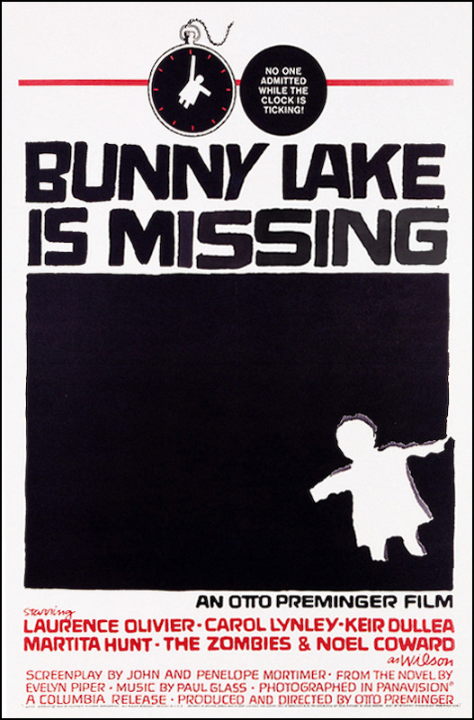 BUNNY LAKE IS MISSING - 1965 - 27x41 - USA