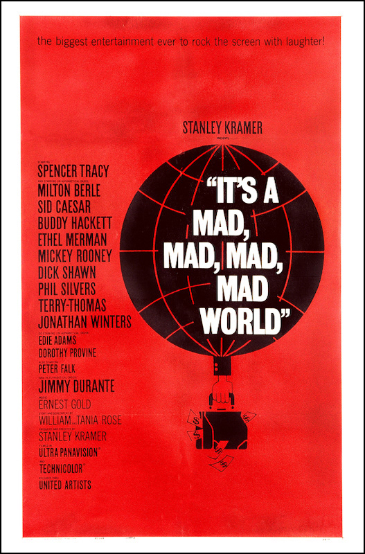 IT'S A MAD, MAD, MAD, MAD WORLD - 1963 - 27x71 - USA