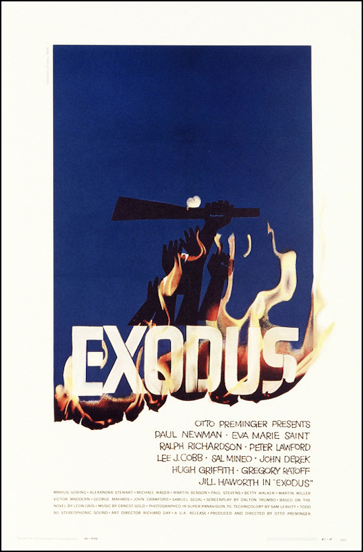 EXODUS - 1960 - 27x41 - USAS