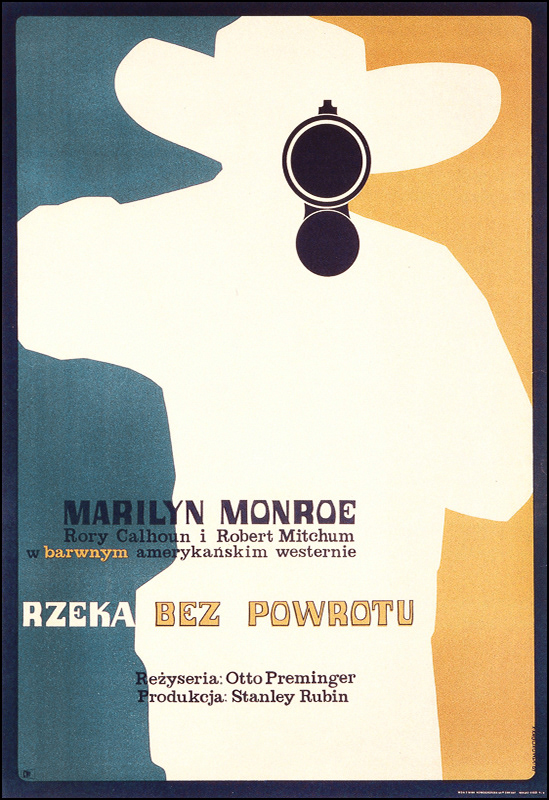 RZEKA BEZ POWROTU - 1954 - KAZIMIERZ KROLIKOWSKI - 23x33 - POLAND