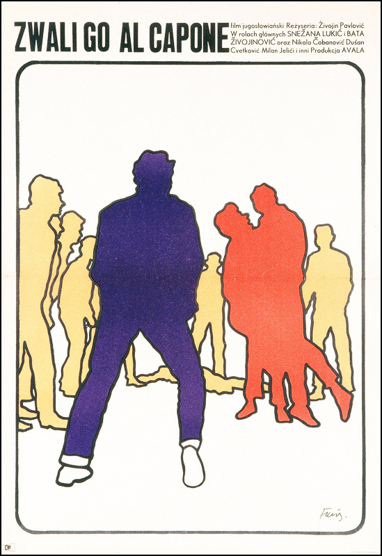 ZWALI GO AL CAPONE - 1966 - JERZY FLISAK - 23x33 - POLAND